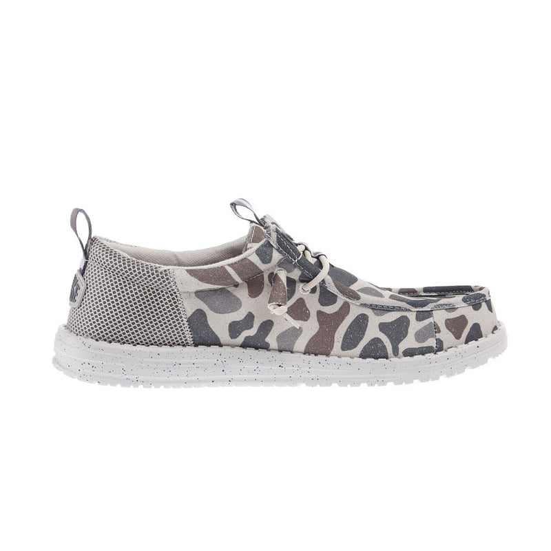 Hey Dude Men's Wally Funk Burlebo Deer Camo Casual