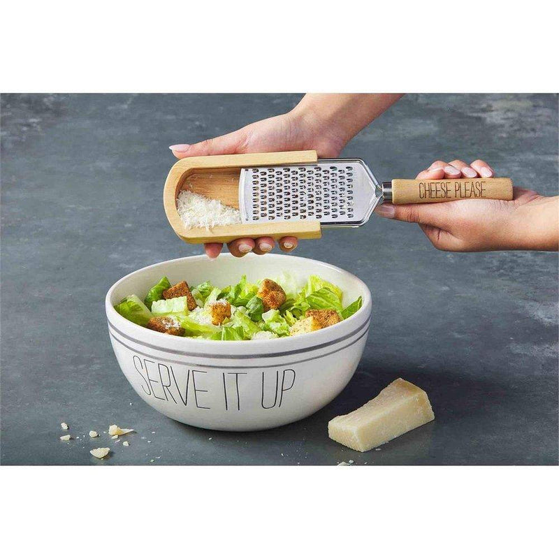 Mud Pie Serve It Up Bowl And Cheese Grater Set
