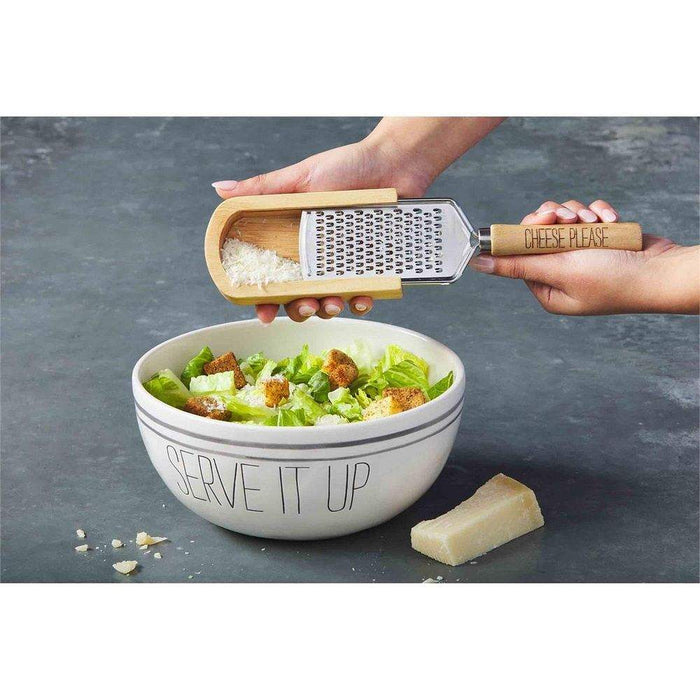 Mud Pie Serve It Up Bowl And Cheese Grater Set