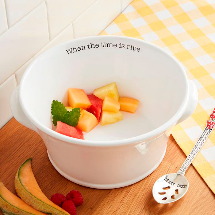 Mud Pie Time Is Ripe Strawberry Bowl Set