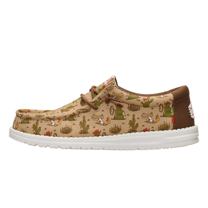 Hey Dude Men's Wally Cowboy Christmas Casual Shoe
