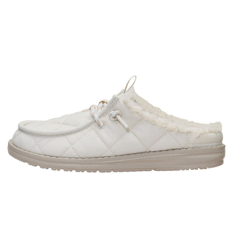 Hey Dude Women's Wendy Slip Camp Nylon Silver Birch Casual