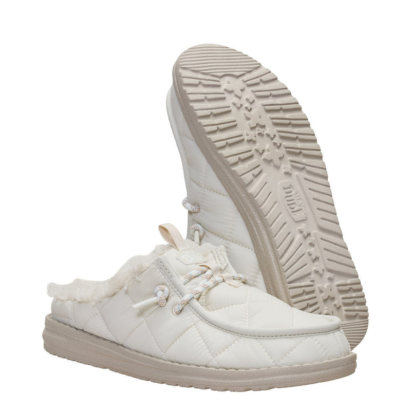 Hey Dude Women's Wendy Slip Camp Nylon Silver Birch Casual