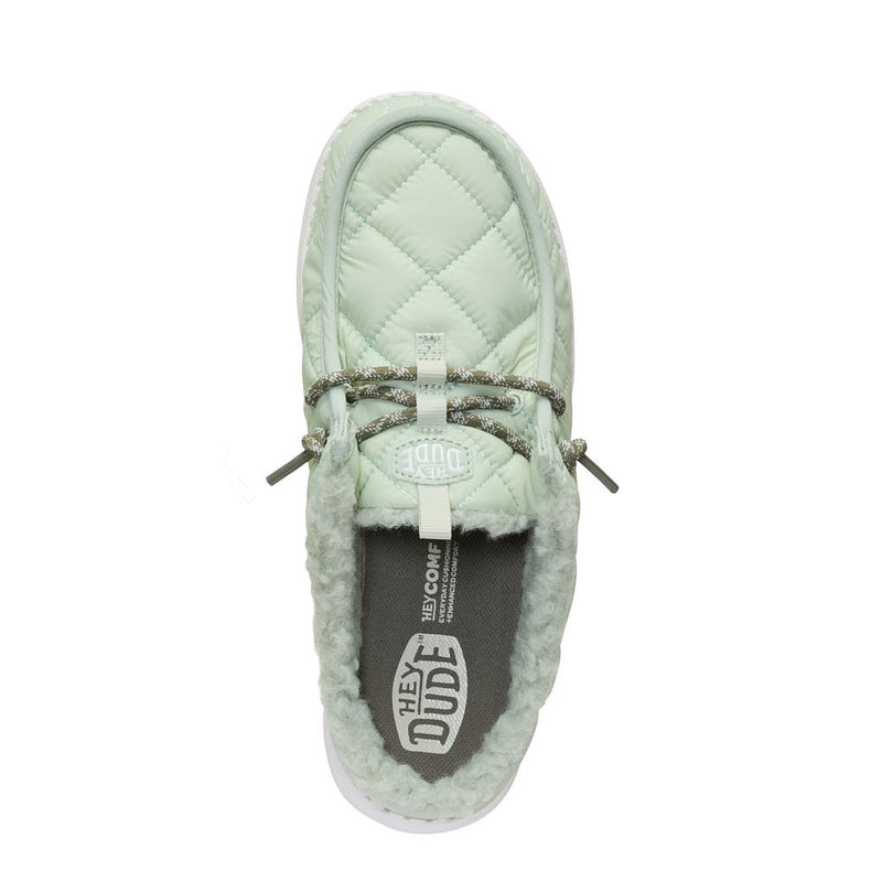 Hey Dude Women's Wendy Slip Camp Nylon Sea Foam Casual