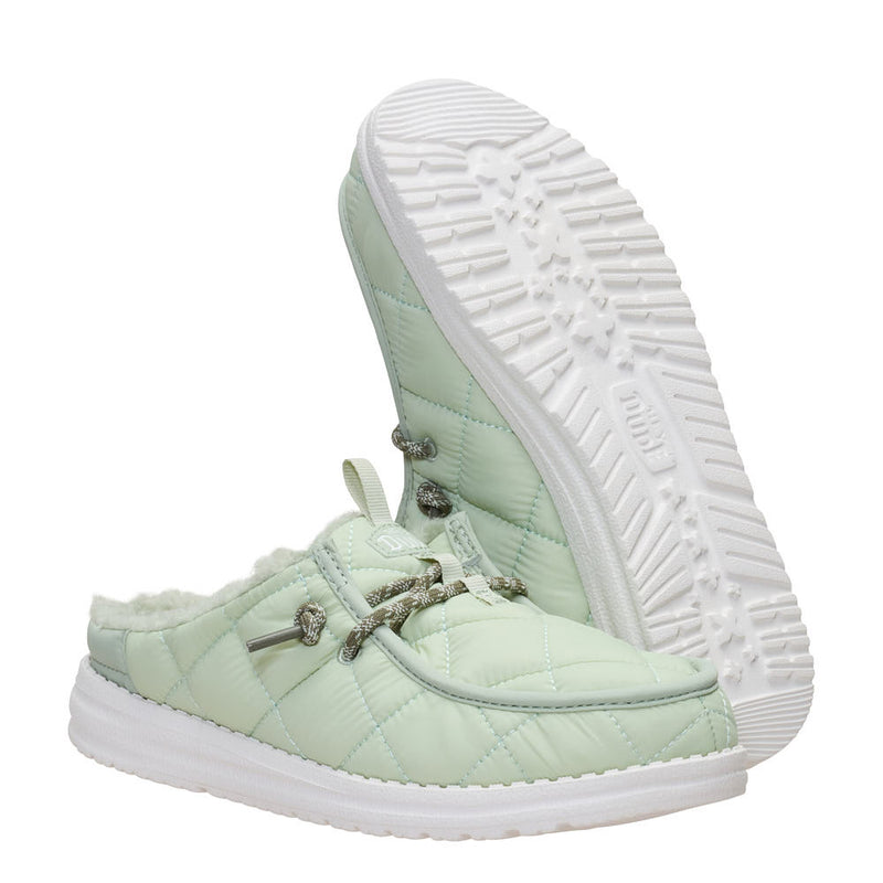 Hey Dude Women's Wendy Slip Camp Nylon Sea Foam Casual