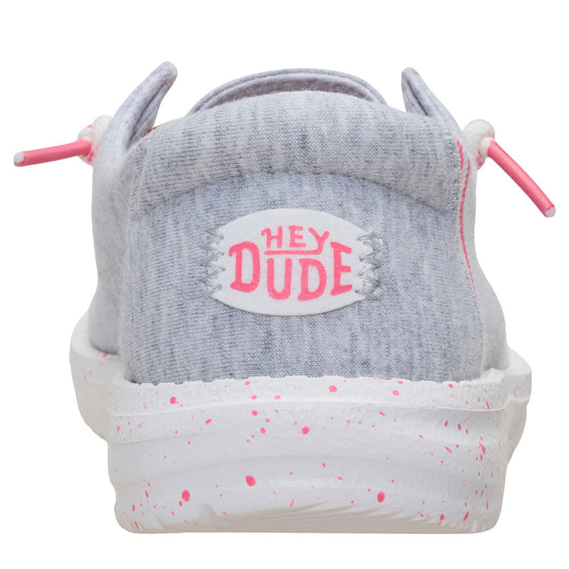 Hey Dude Kid's Wendy Grey Stretch Jersey Varsity