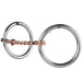 Loose Ring Twisted Copper Snaffle Bit