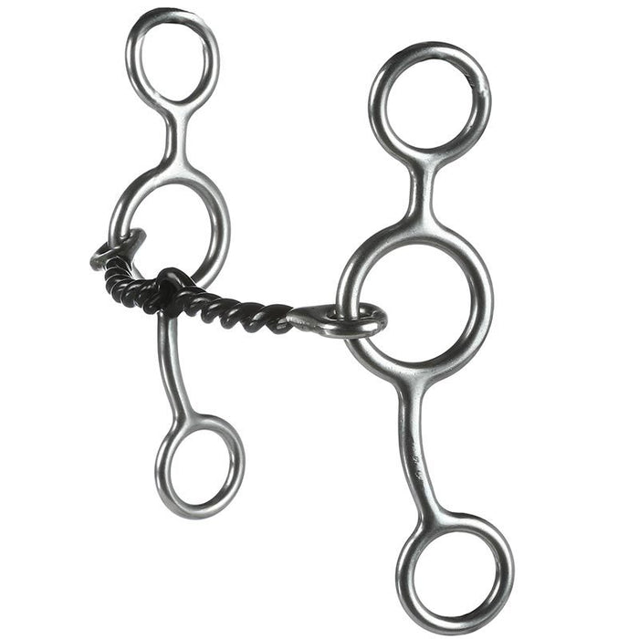 Sweet Iron Small Twisted Wire Junior Cowhorse Gag Bit