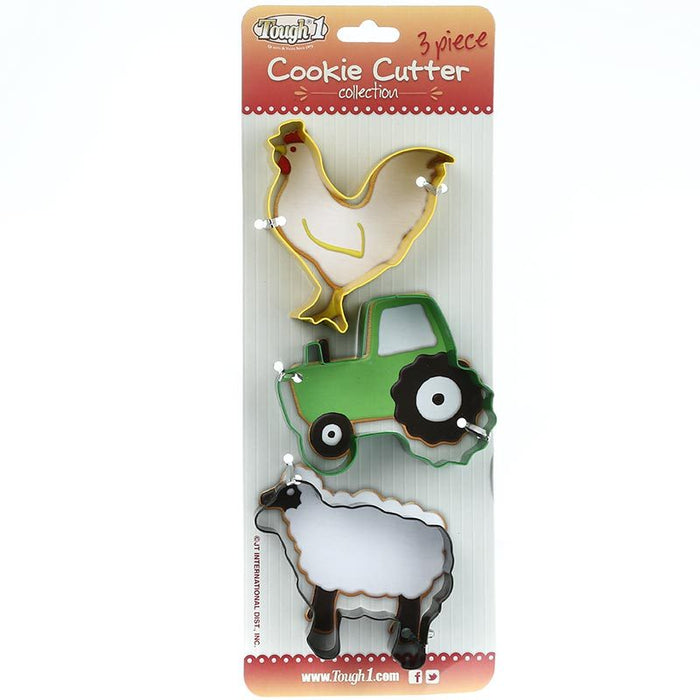 3 Piece Farm Cookie Cutter Collection