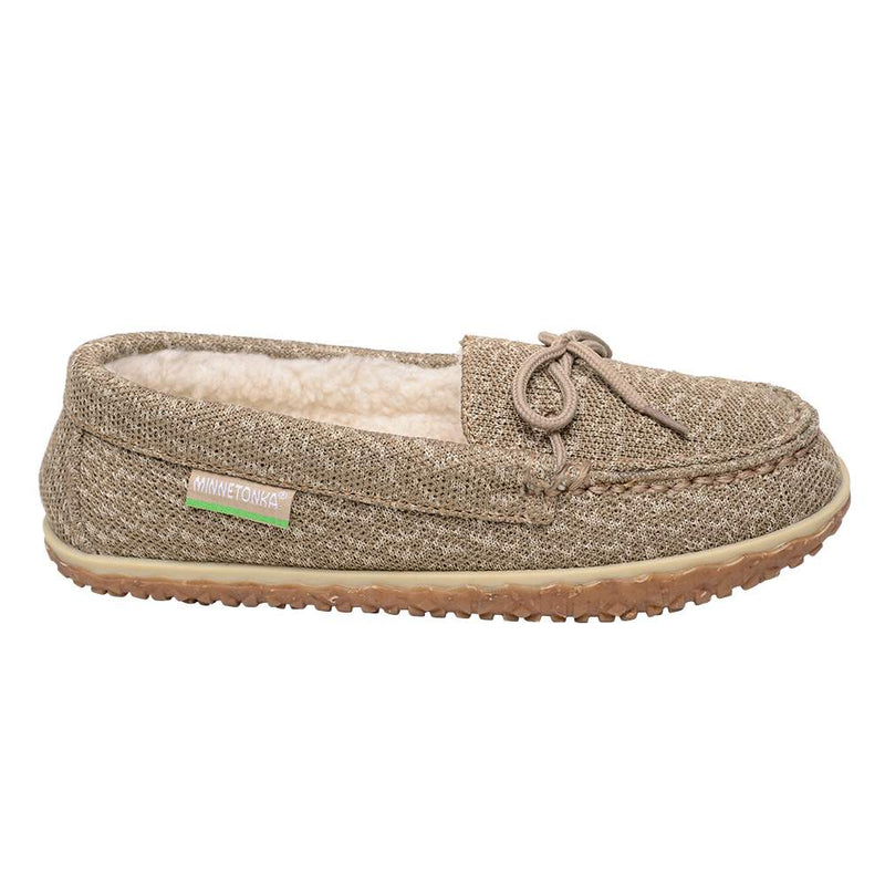 Minnetonka Women`s ECO Oak Tan Casual Slip on Shoe