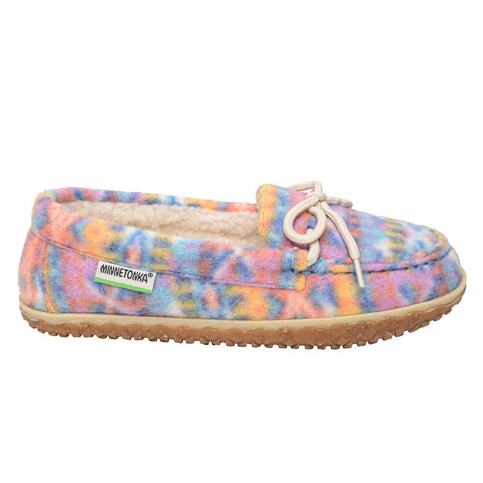 Minnetonka Women`s Eco Oak Orange Sunset Slipper