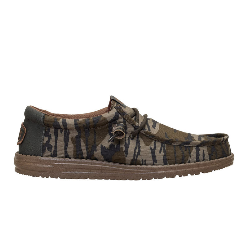 Hey Dude Men's Wally Mossy Oak Original Bottomland Casual Shoe