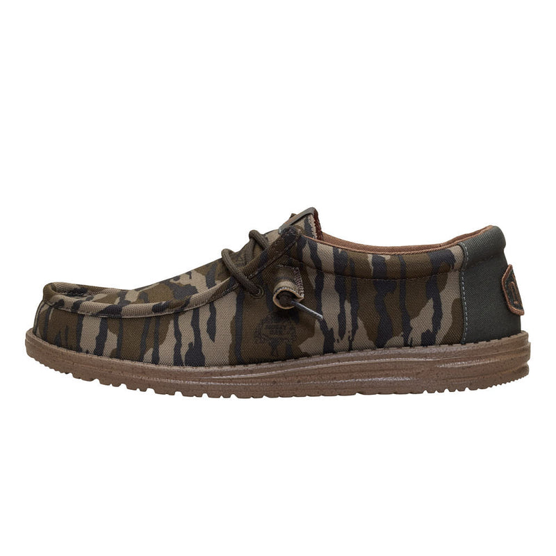 Hey Dude Men's Wally Mossy Oak Original Bottomland Casual Shoe