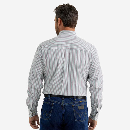 Wrangler Men's George Strait Long Sleeve Button Down