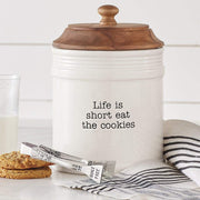 Mud Pie Life is Short Cookie Jar