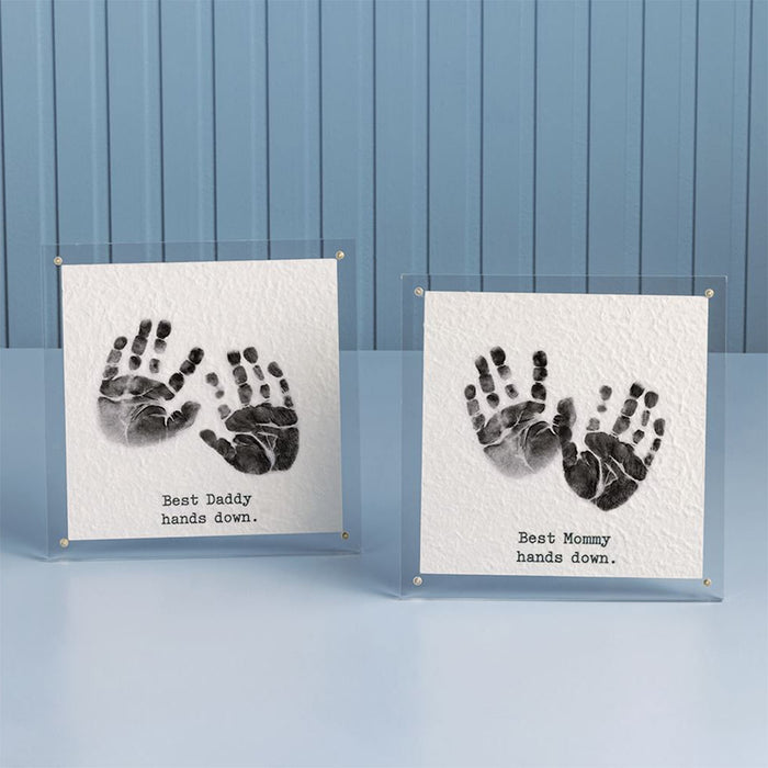 Mud Pie Dad Acrylic Handprint Frame
