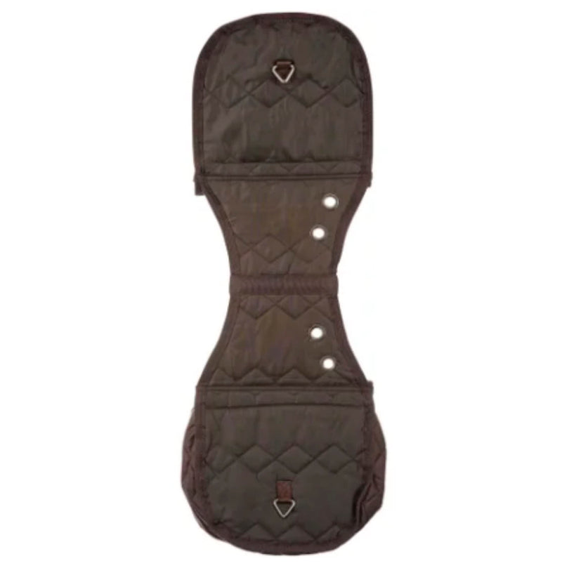 Tucker Saddle Cantle Bag Brown with Tucker Logo
