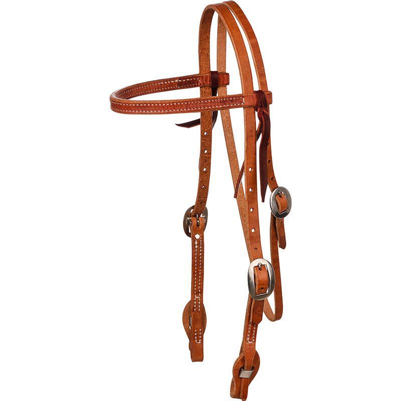 Box Loop Straight Browband Headstall