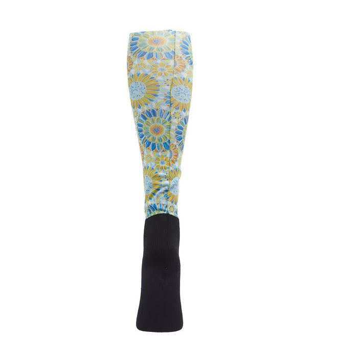 Ovation Women's Footzies Sunflowers Boot Socks