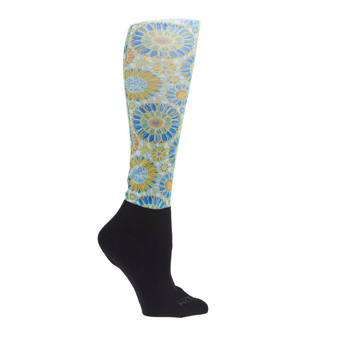 Ovation Women's Footzies Sunflowers Boot Socks