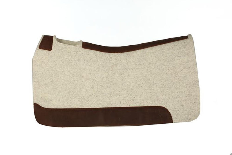 5 The Roper 1 Inch Natural Felt Saddle Pad