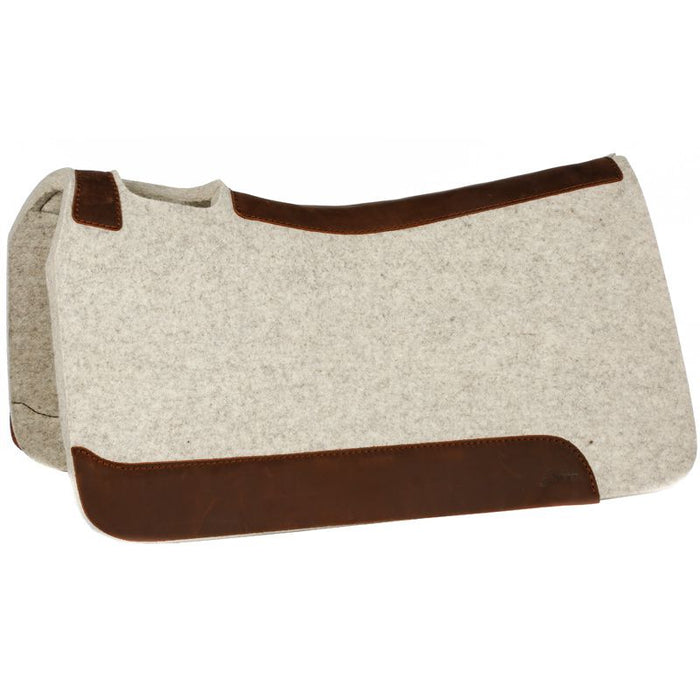 5 The Roper 7/8 Inch Natural Felt Saddle Pad
