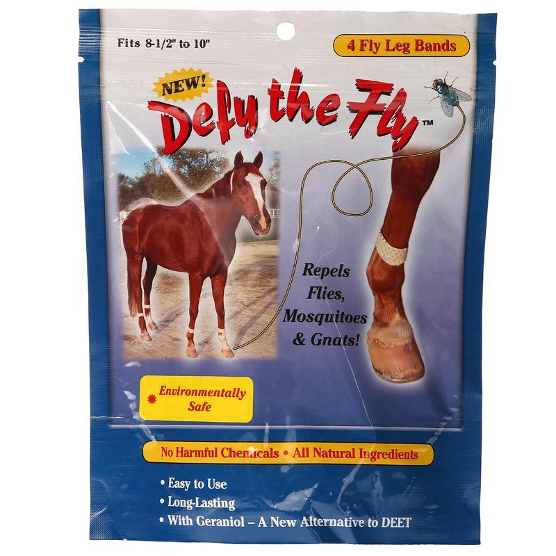 R&R Defy the Fly Horse Fly Leg Bands (Set of 4)