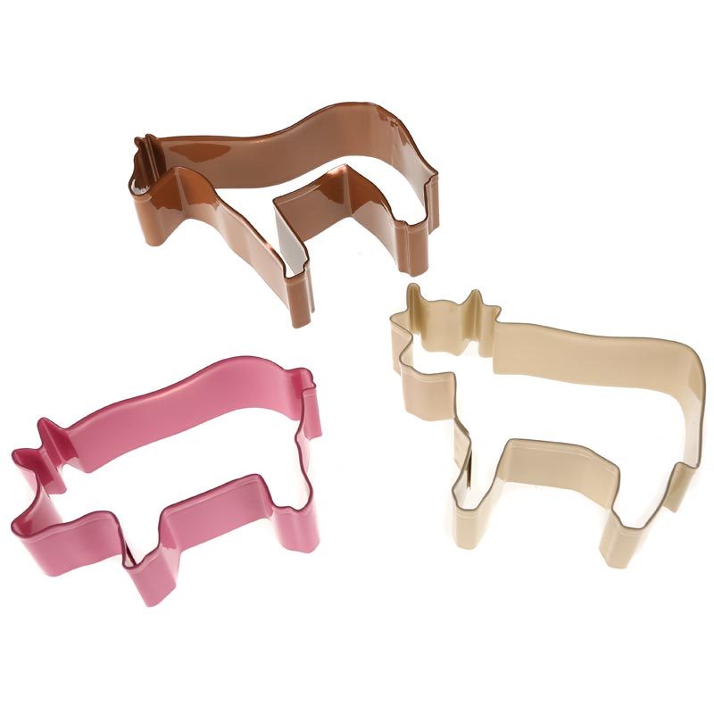 Farm Design Cookie Cutter Set of Three