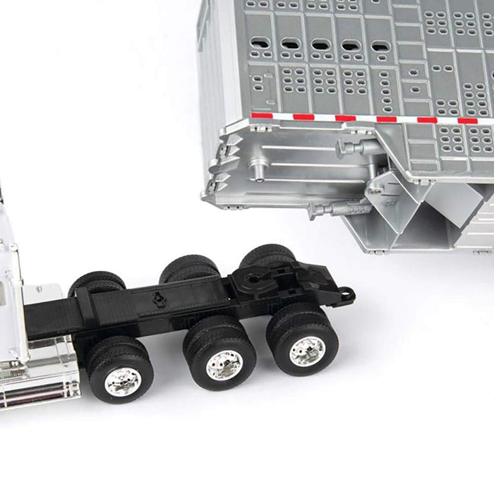 Tomy Freightliner Semi with Livestock Trailer and Cattle