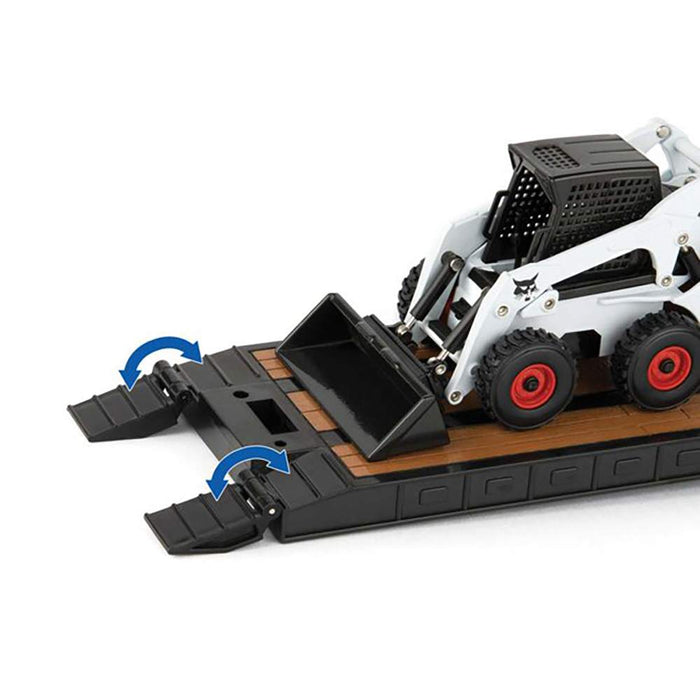 Tomy Peterbilt 579 with Lowboy Trailer and Skidloader Set