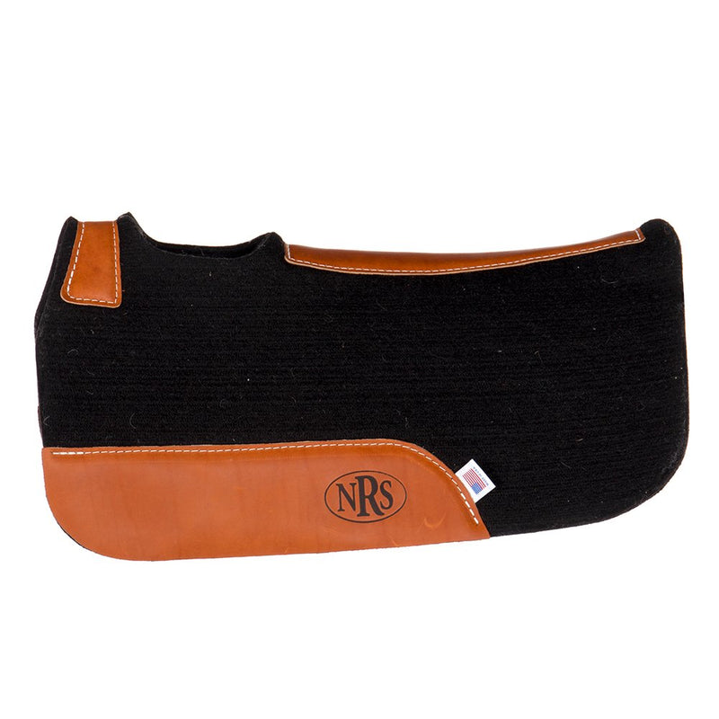 NRS Black Contoured Felt Pony Saddle Pad 24in x 24in x 0.75in