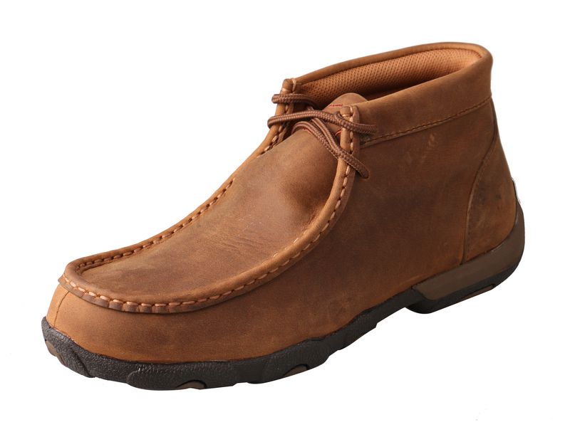 Women's Distressed Sadle Waterproof Driving Mocs
