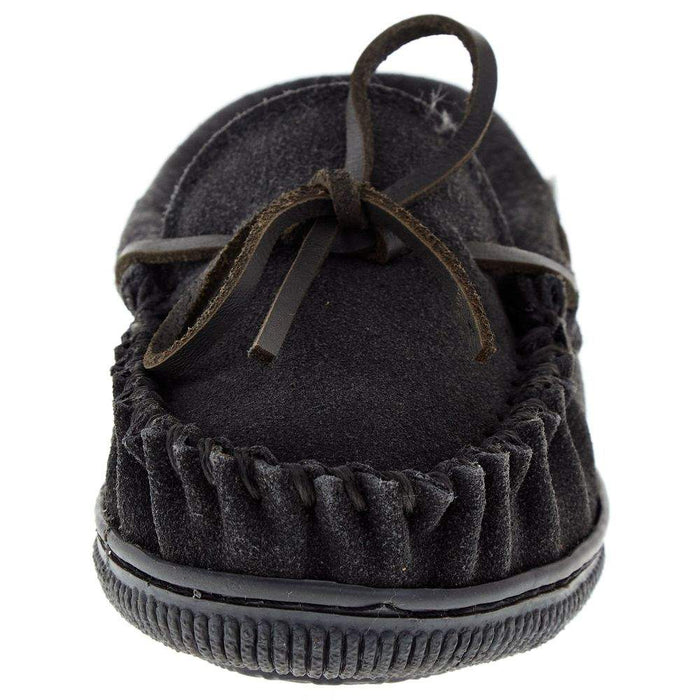 Minnetonka Kids Charcoal House Shoe
