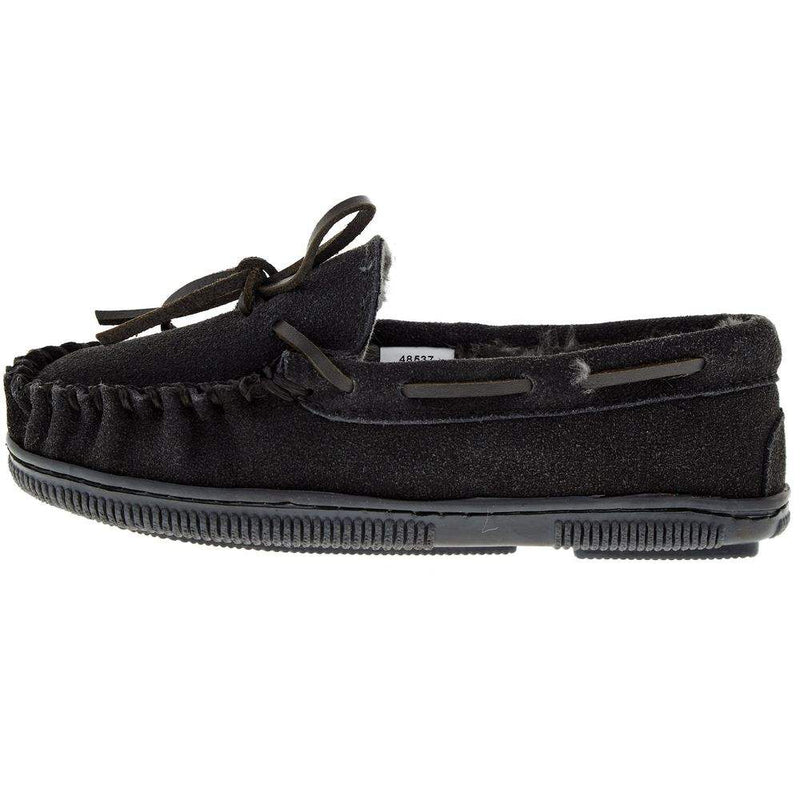 Minnetonka Kids Charcoal House Shoe