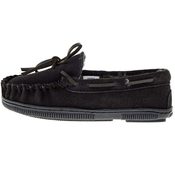 Minnetonka Kids Charcoal House Shoe