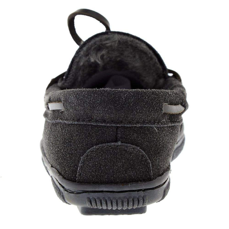 Minnetonka Kids Charcoal House Shoe