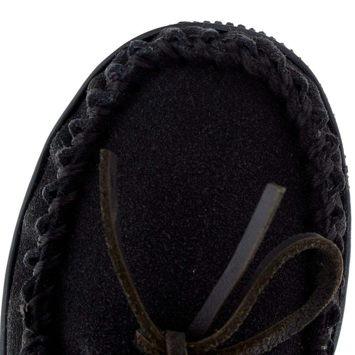 Minnetonka Kids Charcoal House Shoe