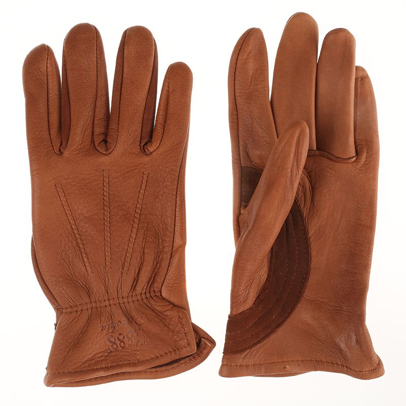 Authentic Western Deerskin Driver Gloves
