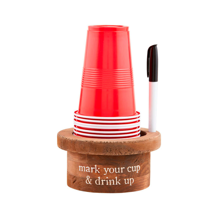 Mud Pie Disposable Cup/Marker Set