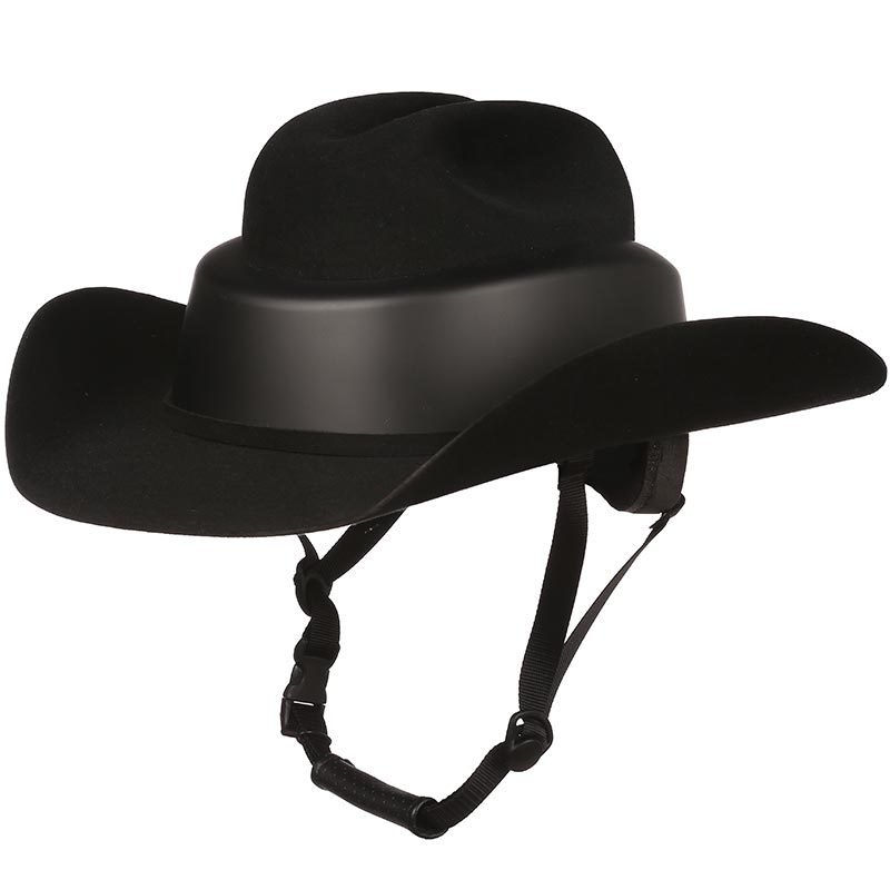 cowboy hat motorcycle helmet Retro Half with Open Face - Style - DOT Approved The heirloom cowboy hat...