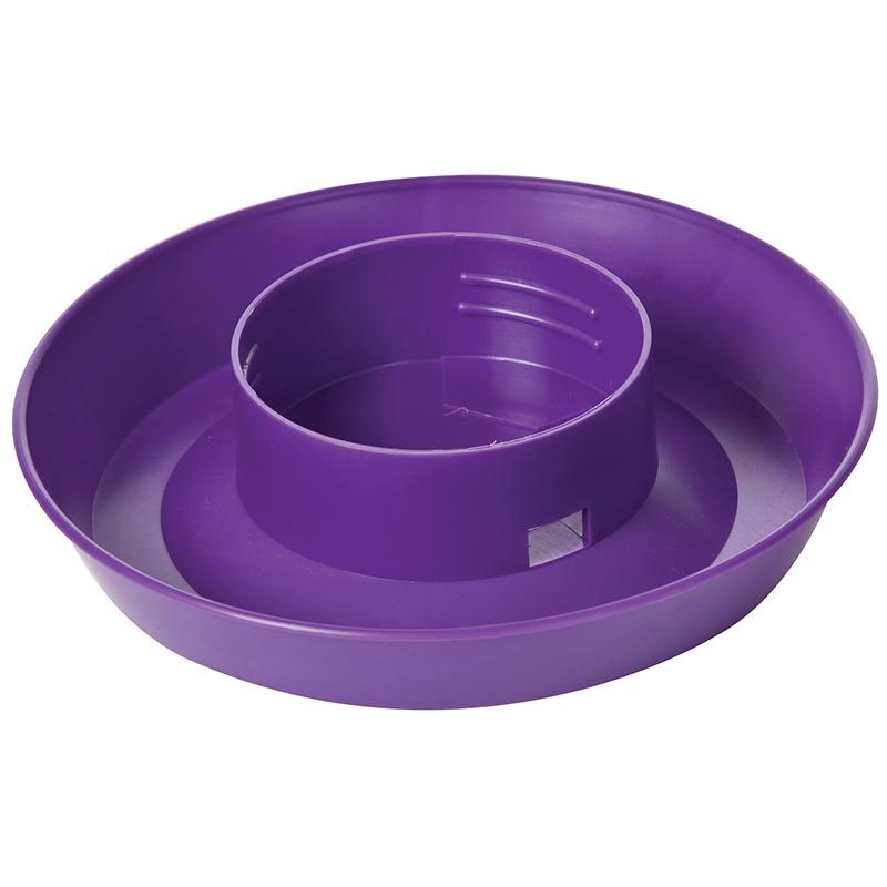 Fount Plastic Base Mason Jar Purple 1 Quart