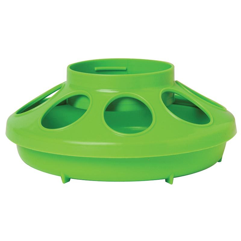 1 Quart Green Plastic Feeder Base