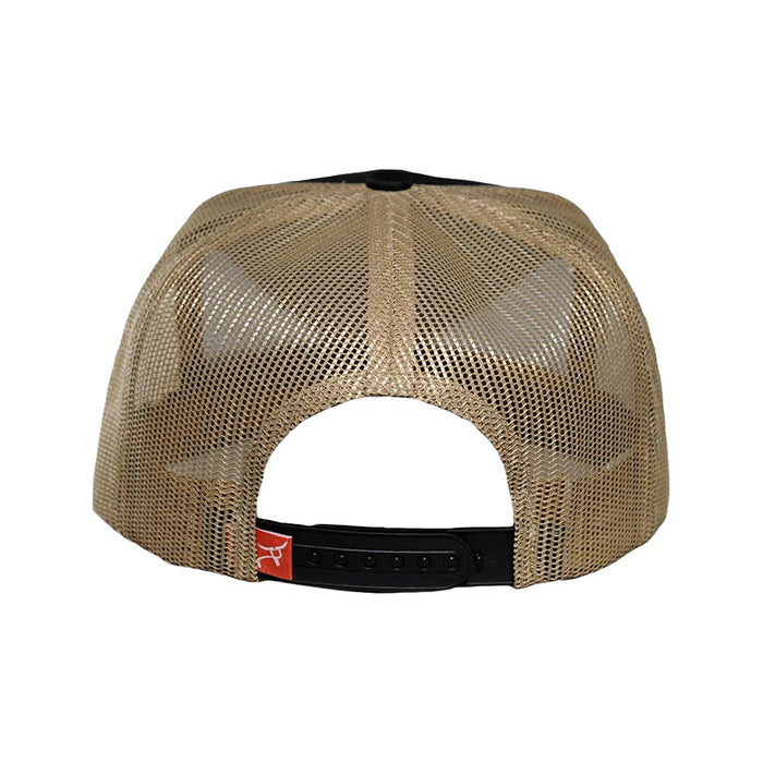 Ropesmart Black Western Trucker Patch Cap