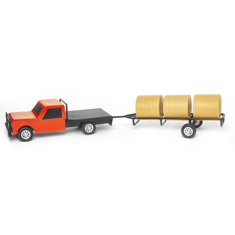 Little Buster Toys Red Flatbed Farm Truck