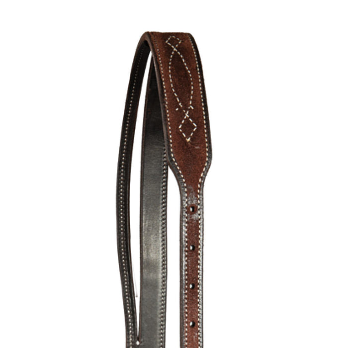 Professionals Choice Tapered Chocolate Roughout Gunslinger Slit Ear Headstall