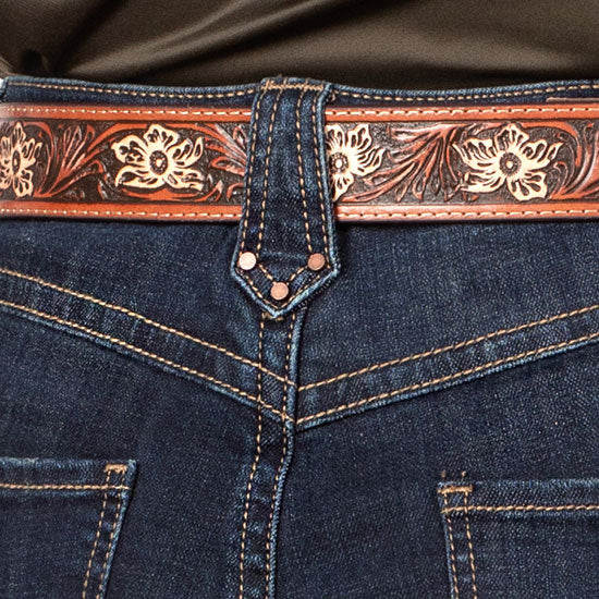 Rock & Roll Denim High-Rise Rivet Trouser Jeans