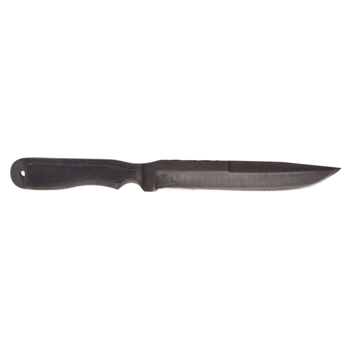 Anza Duneslayer - Black Micarta Handle w/ Vertical Sheath