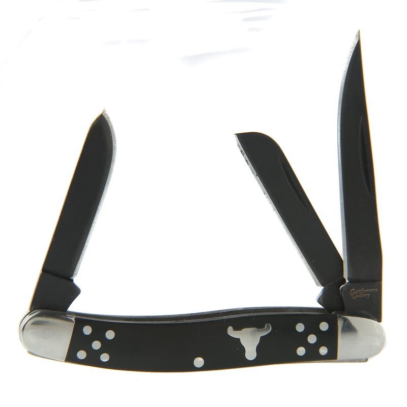 Black Stockman Knife