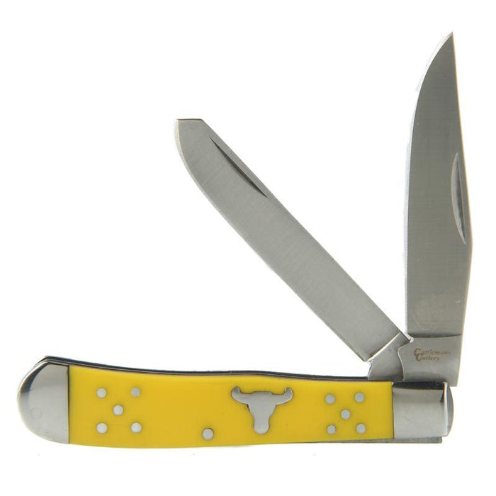 Yellow Trapper Pocket Knife