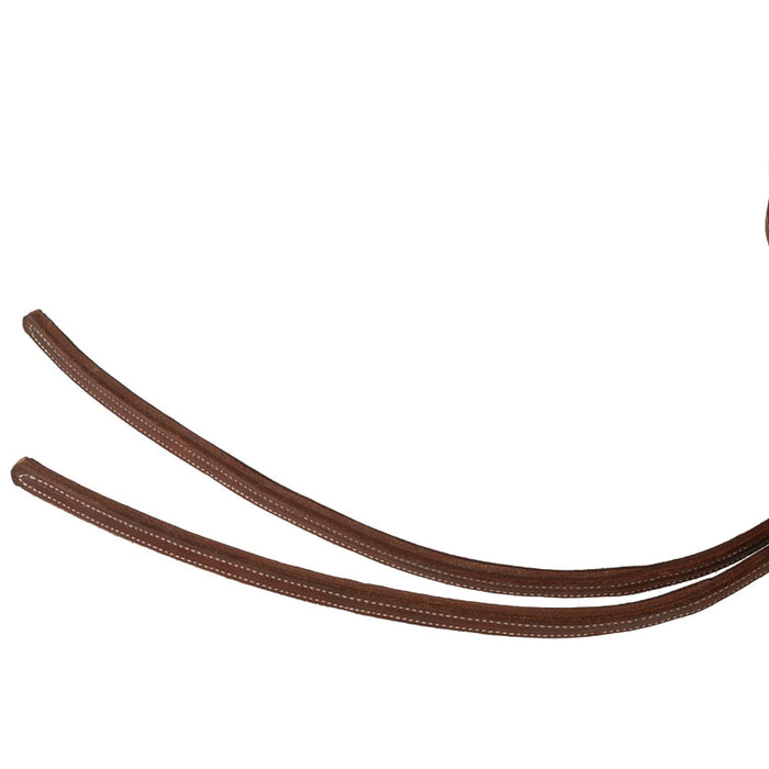 Weaver Leather Heavy Tip 5/8in x 8ft Hermann Oak Stitched Split Reins